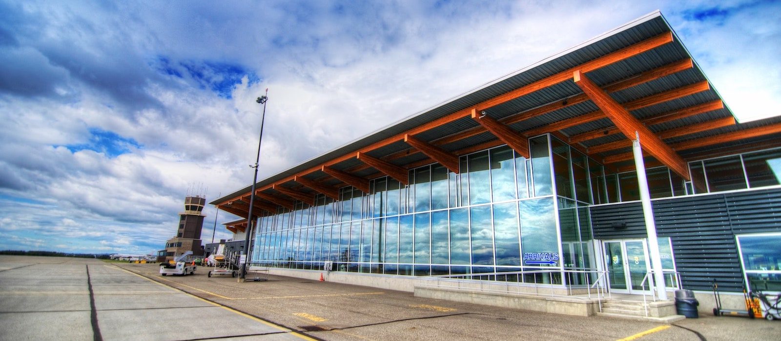Exterior building of airport